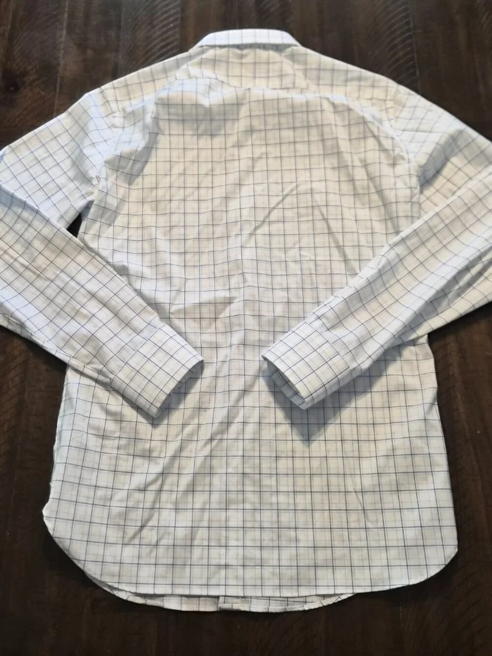 J.Crew Ludlow Slim Fit White Check Button-Down Dress Shirt Size 15/34 G327